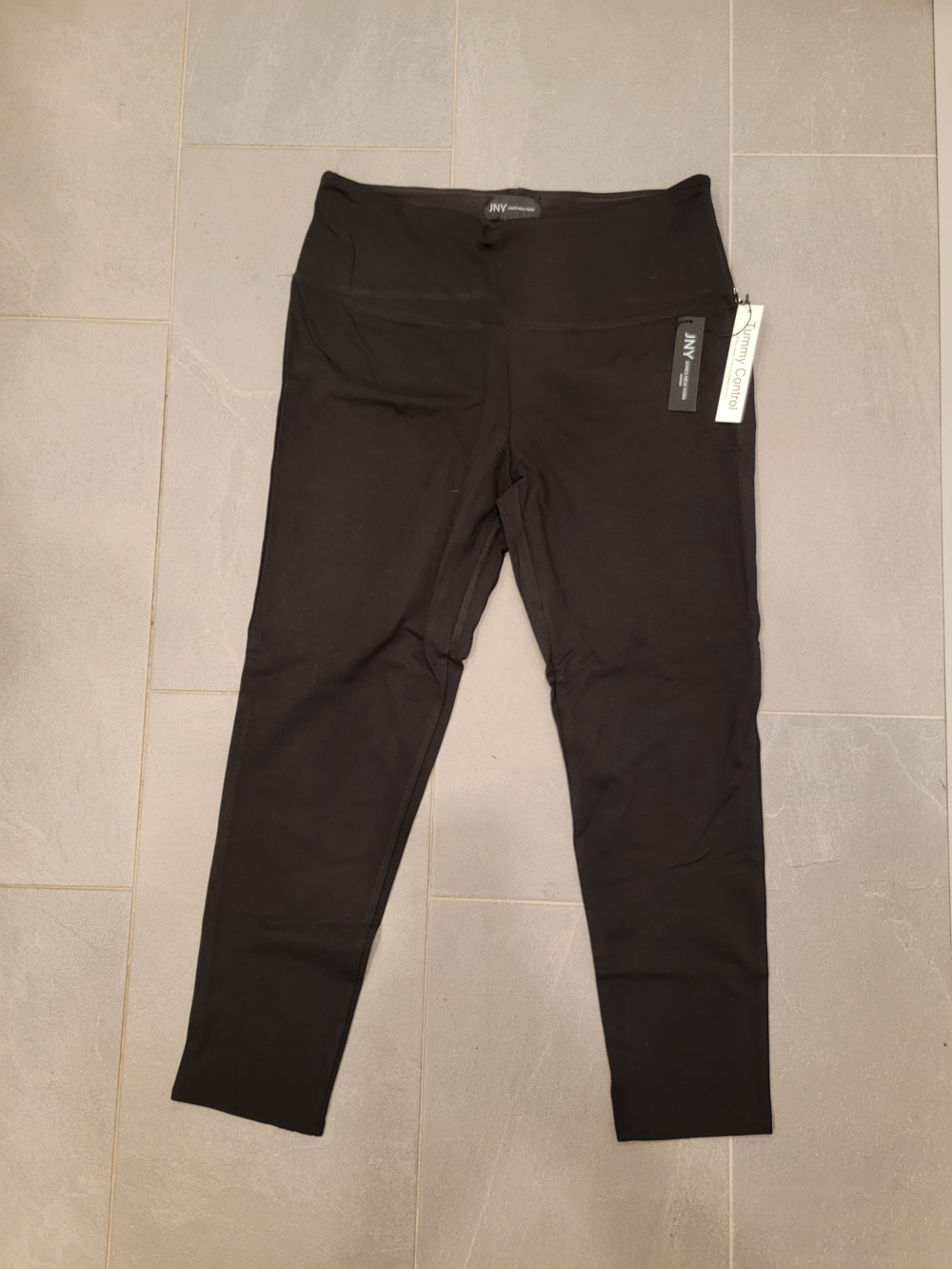 JNY Essentials Black High-Waist Leggings